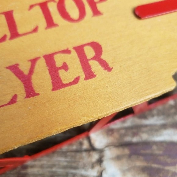 Vintage Hilltop Flyer Sled Christmas Ornament - Picture 6 of 10